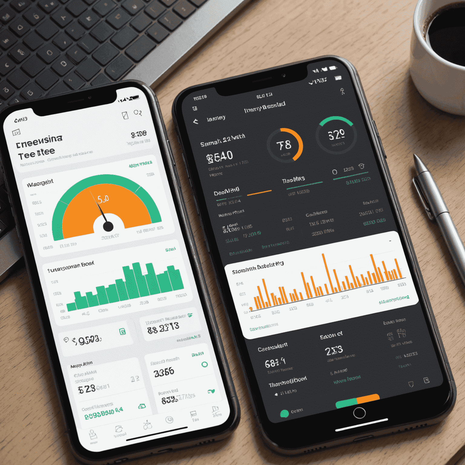 Interface de l'espace personnel montrant un tableau de bord avec des graphiques de consommation, l'historique des transactions et les options de gestion de compte